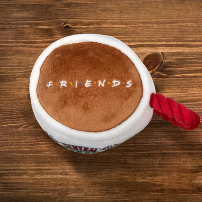 Friends TV Show Central Perk Coffee Cup Plush Dog Toy
